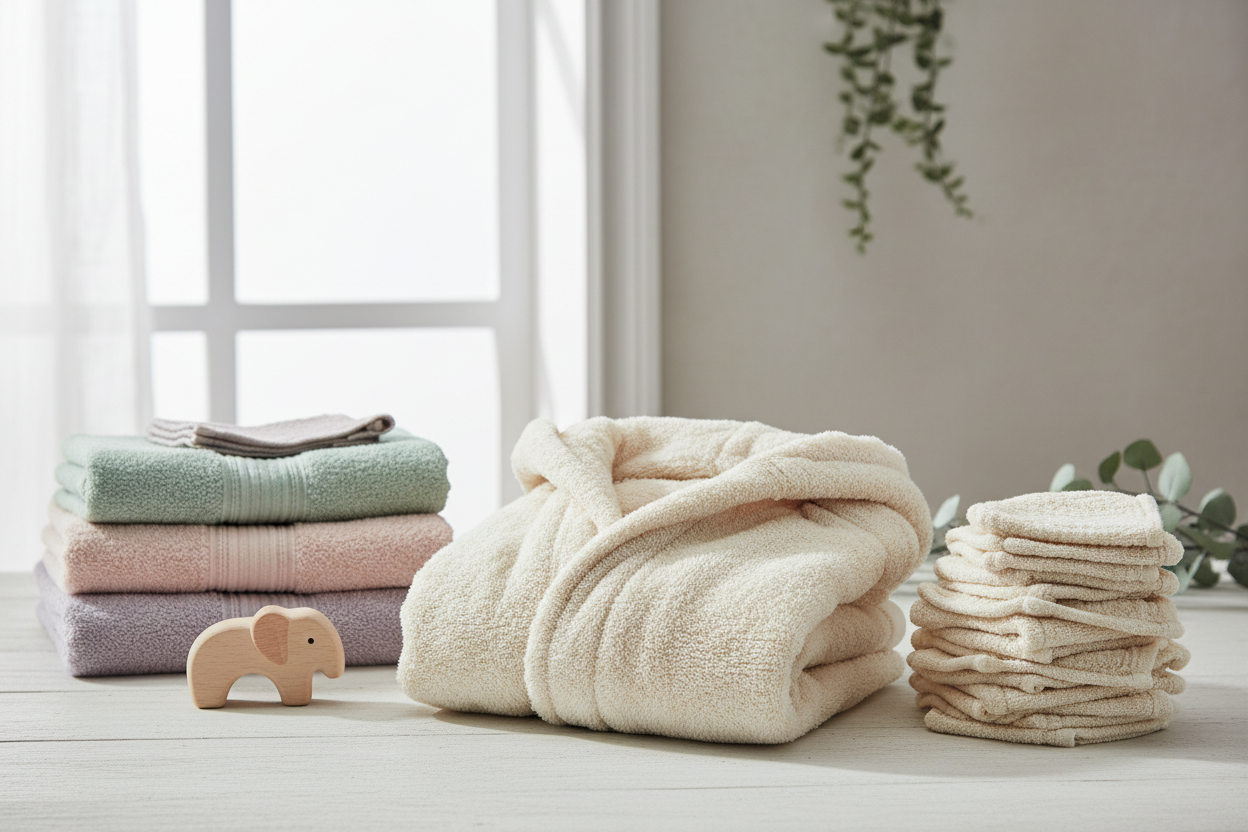 Robes, Towels + Washcloths