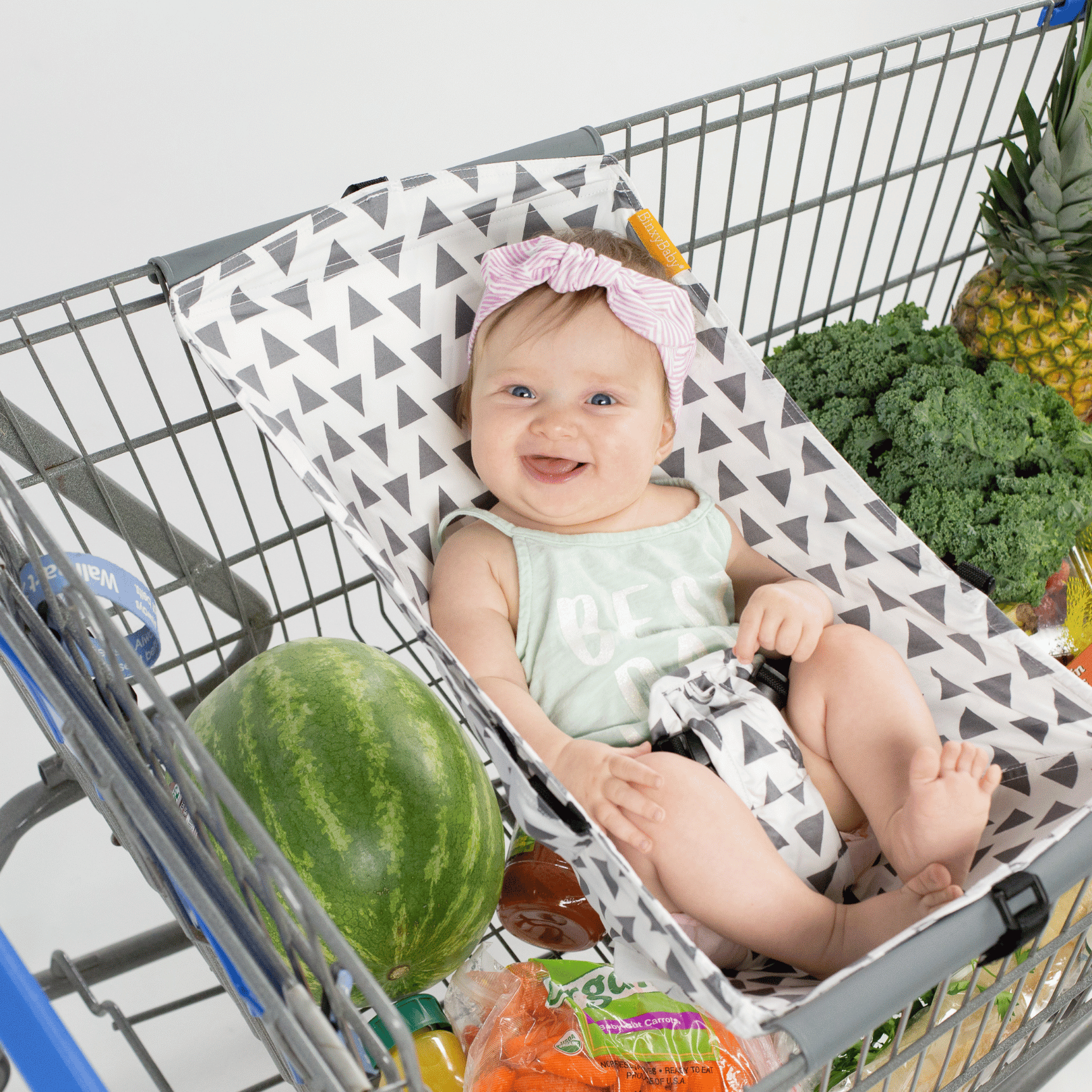 Baby Shopping Cart Hammock | Triangles
