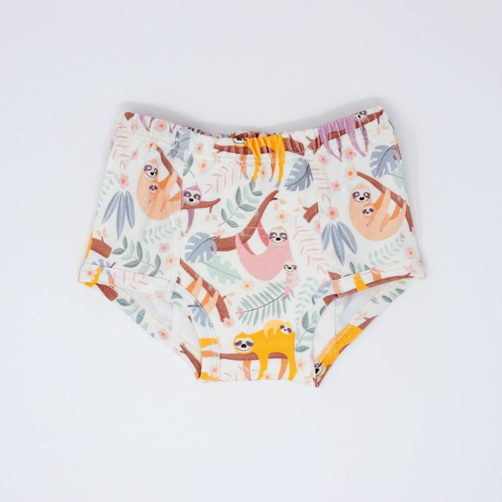 Lilac Sloths Potty Organic Training Underpants