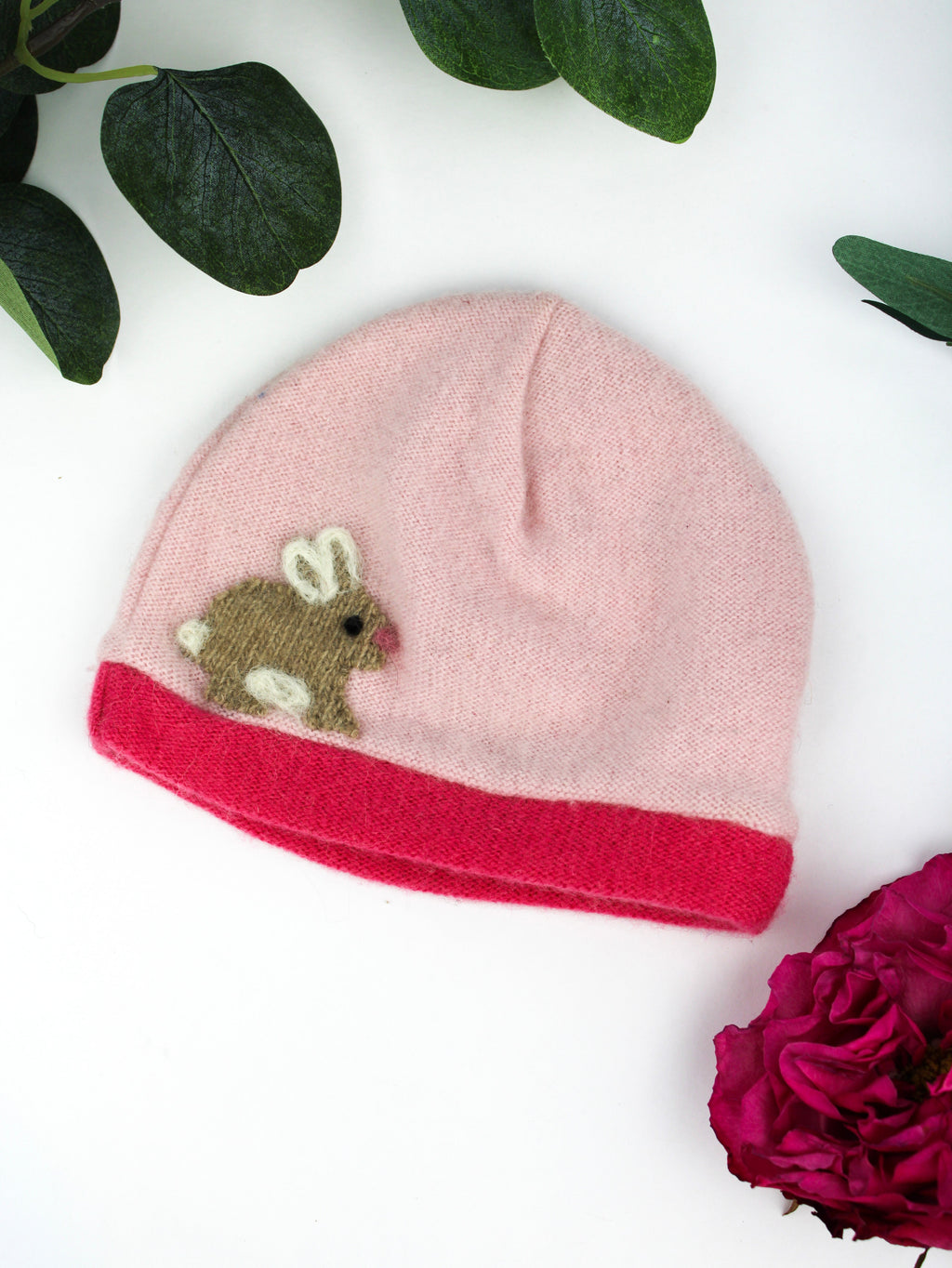 Squirrel Cashmere Hat - Newborn