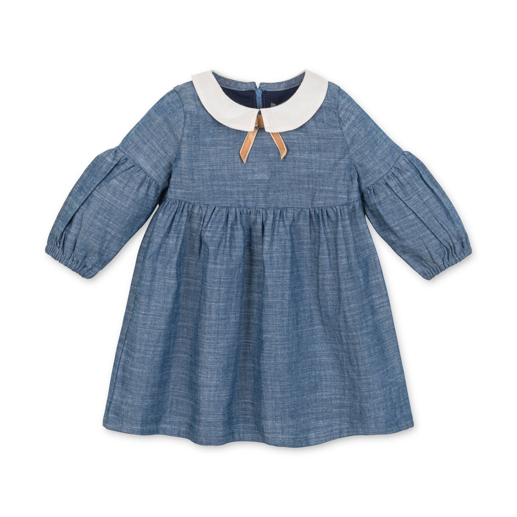 Organic Chambray Empire Dress