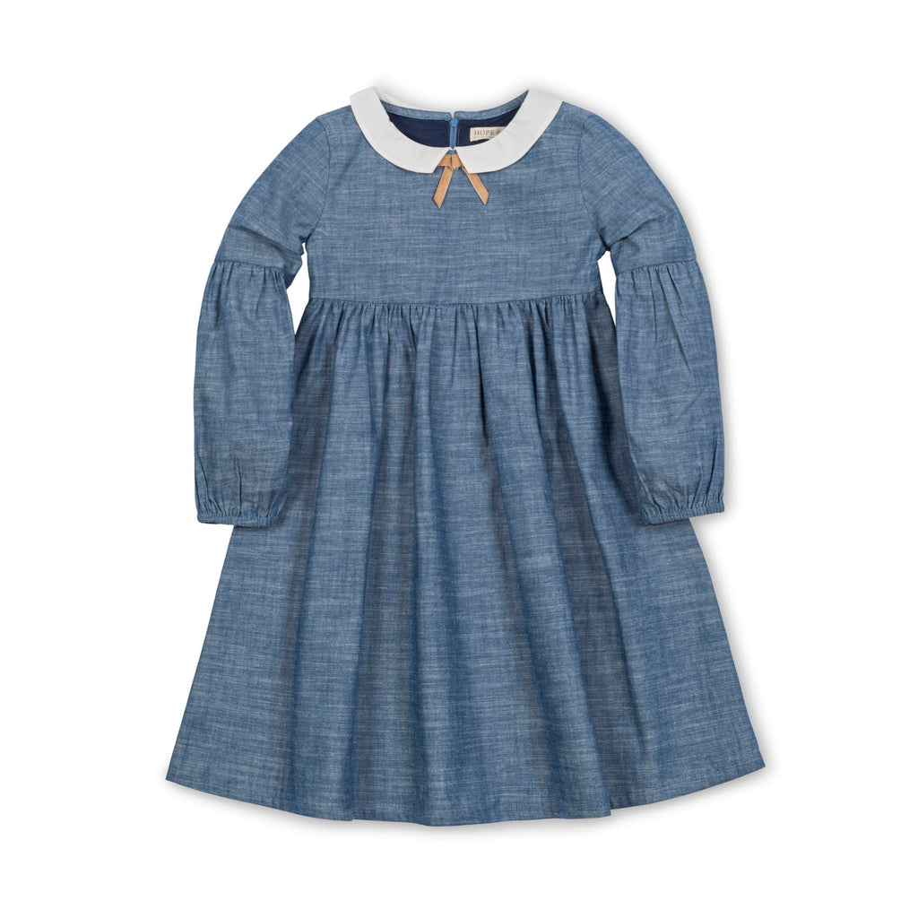 Organic Chambray Empire Dress