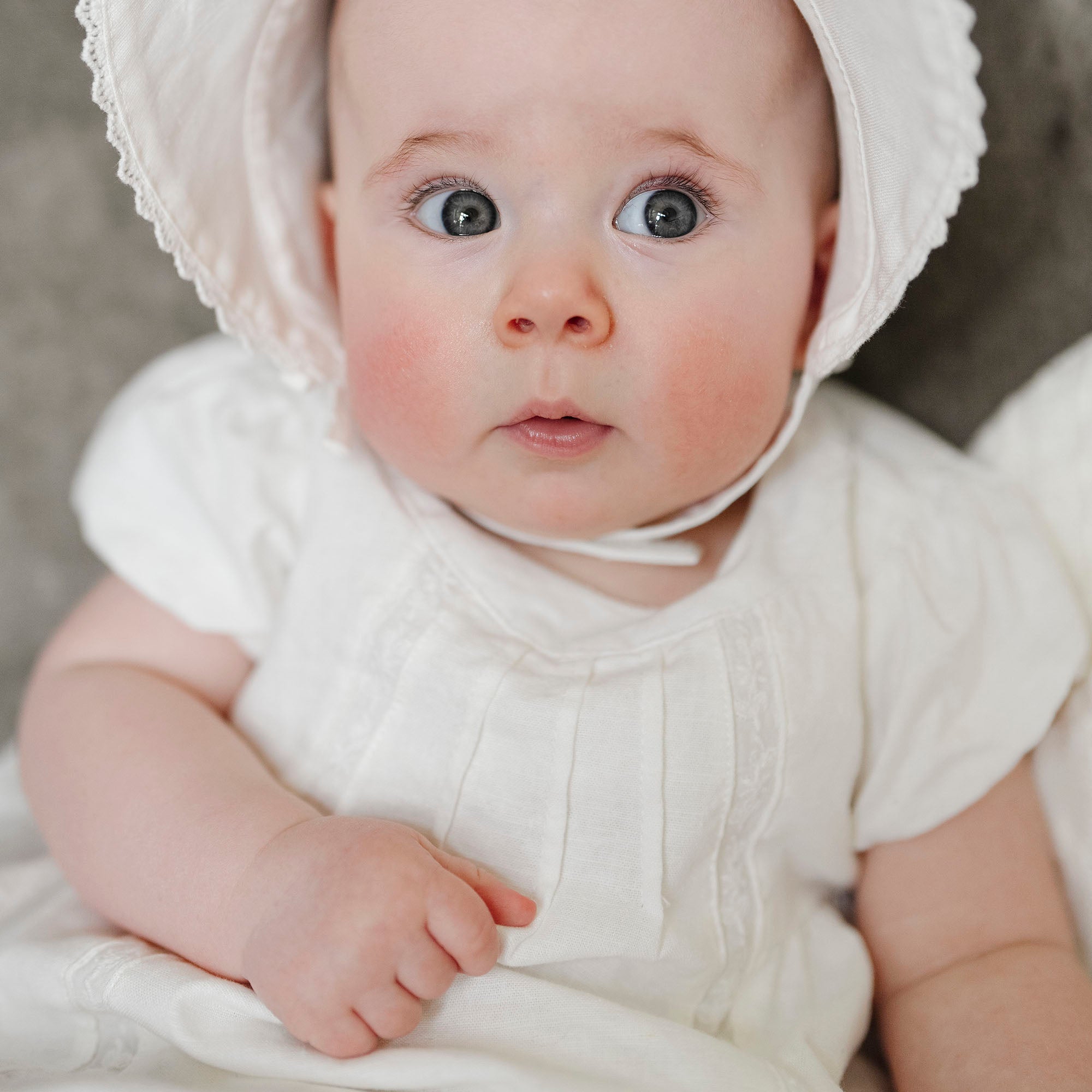 Special Occasion Linen Pintuck Dress