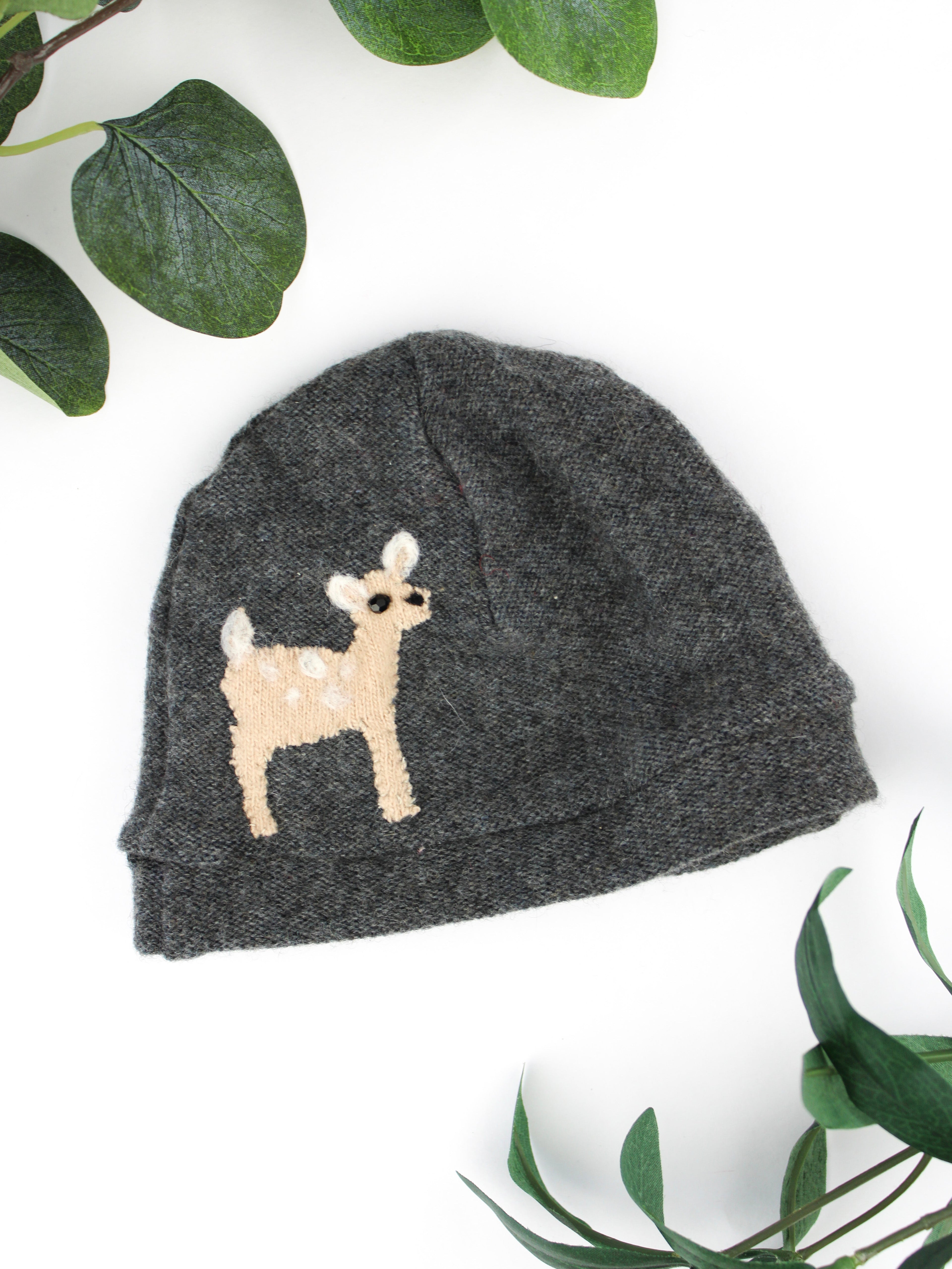 Fawn Cashmere Hat - Newborn