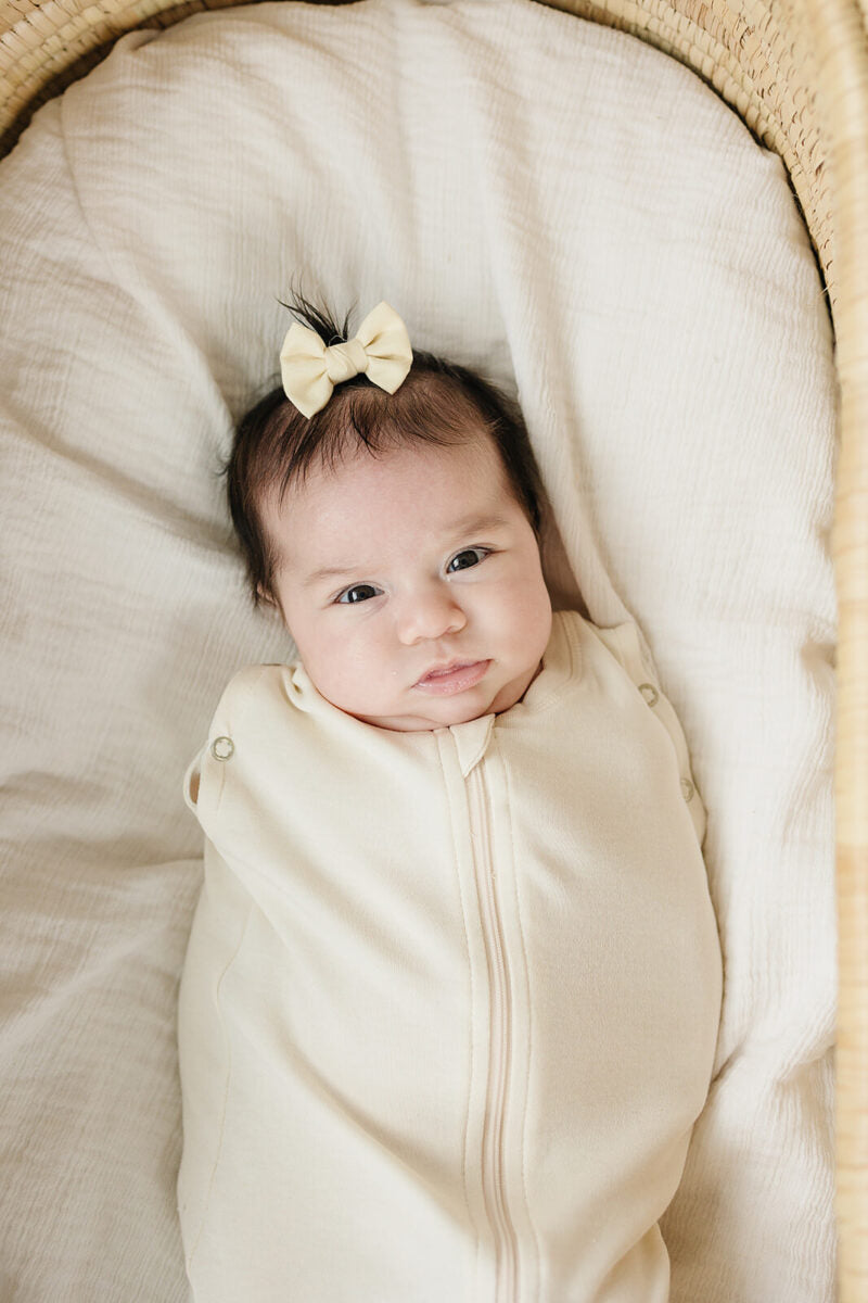 GOTS Certified Newborn Sleepsack Swaddle - Natural