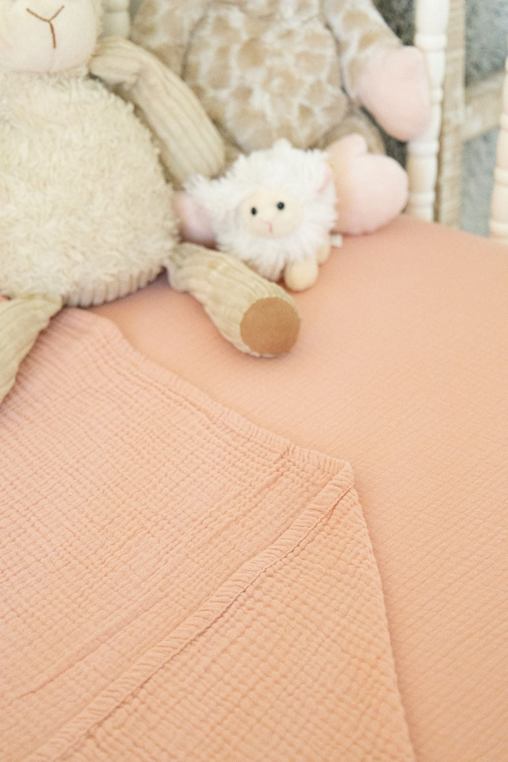 100% Organic Cotton Gauze Muslin Crib Sheet