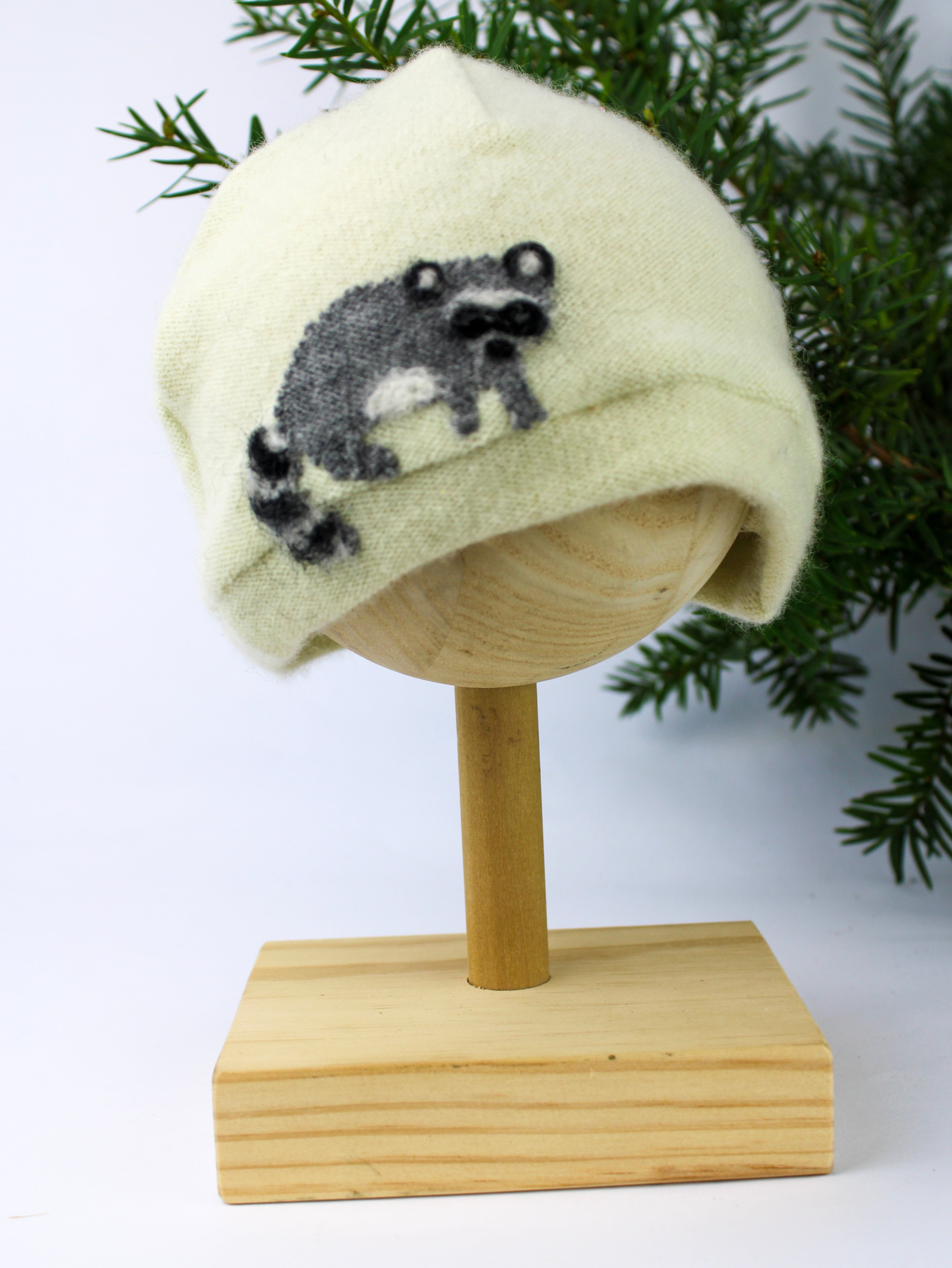 Raccoon Cashmere Hat - Baby
