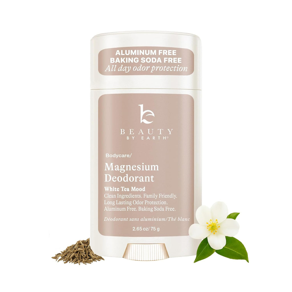 Aluminum Free Deodorant for Women – USA Made Natural Magnesium Deodorant with 55% Organic Ingredients, Baking Soda Free, Long-Lasting All-Day Odor Protection, Non-Irritating for Kids & Sensitive Skin