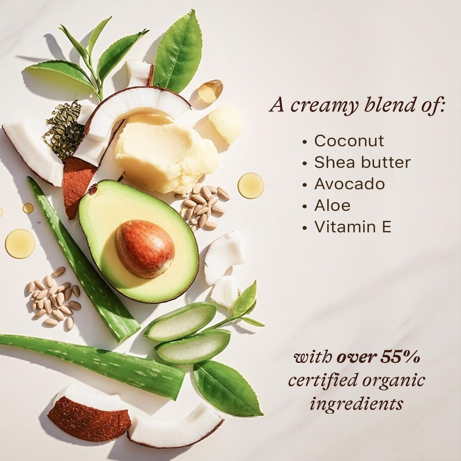 Aluminum Free Deodorant for Women – USA Made Natural Magnesium Deodorant with 55% Organic Ingredients, Baking Soda Free, Long-Lasting All-Day Odor Protection, Non-Irritating for Kids & Sensitive Skin