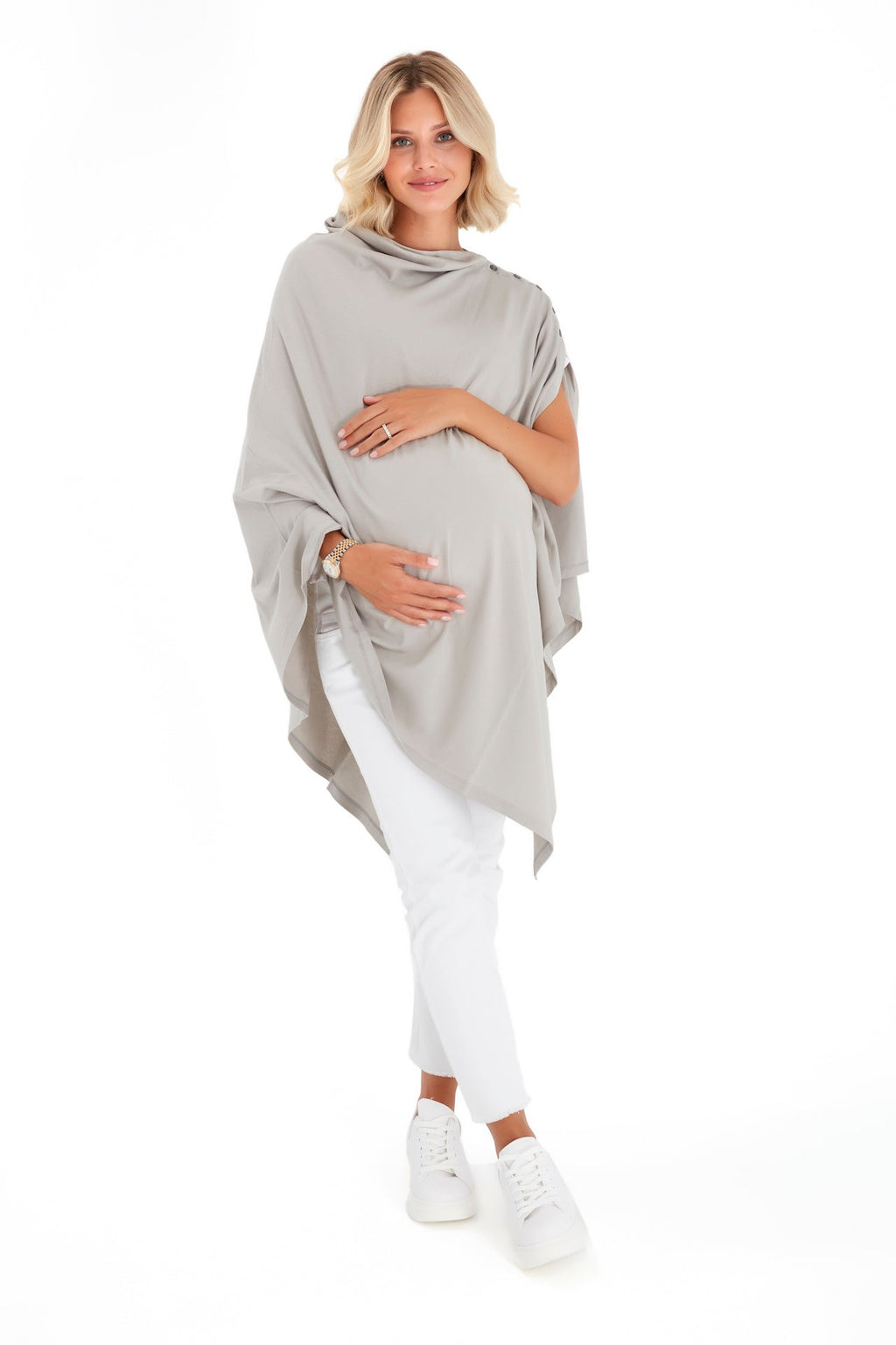 4in1 Multipurpose Supreme Cotton Cape as Maternity/Nursing Shawl