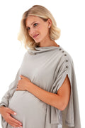 4in1 Multipurpose Supreme Cotton Cape as Maternity/Nursing Shawl