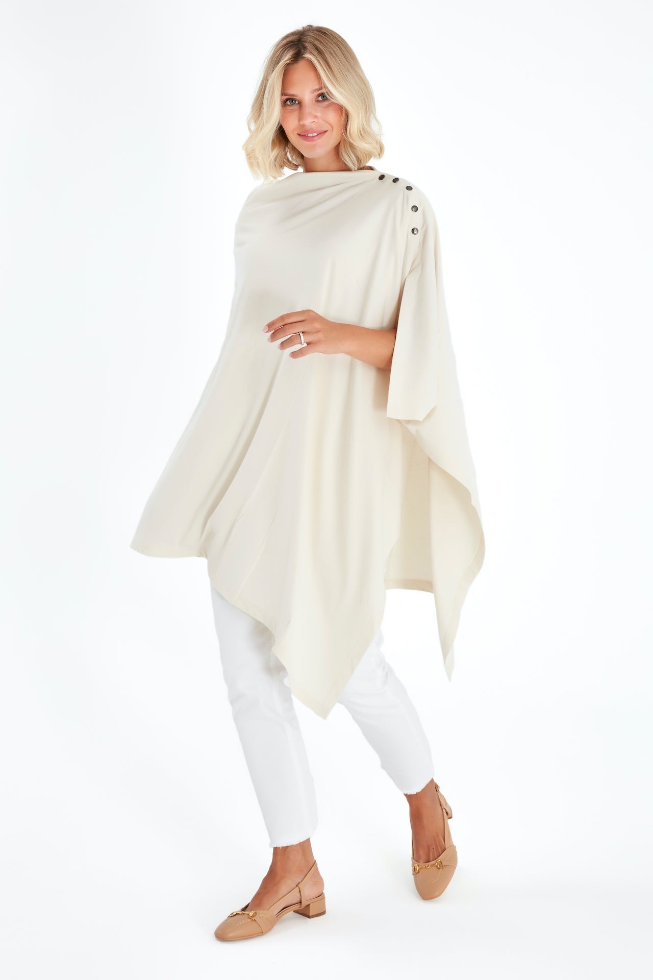 4in1 Multipurpose Supreme Cotton Cape as Maternity/Nursing Shawl