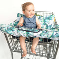 Baby Shopping Cart Cover | Tropical Day Leaf Print