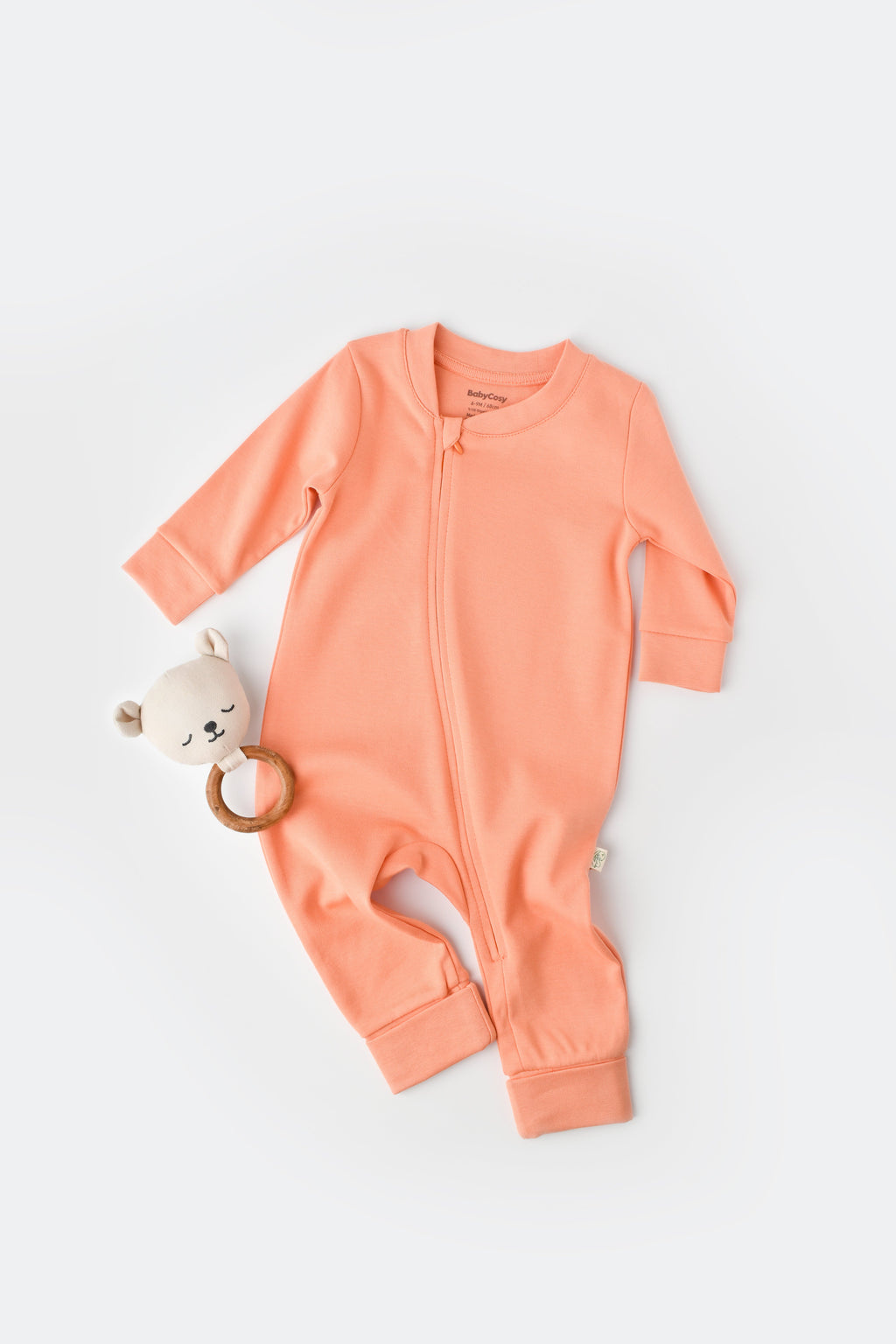 Salmon Onesie 100% Organic Cotton