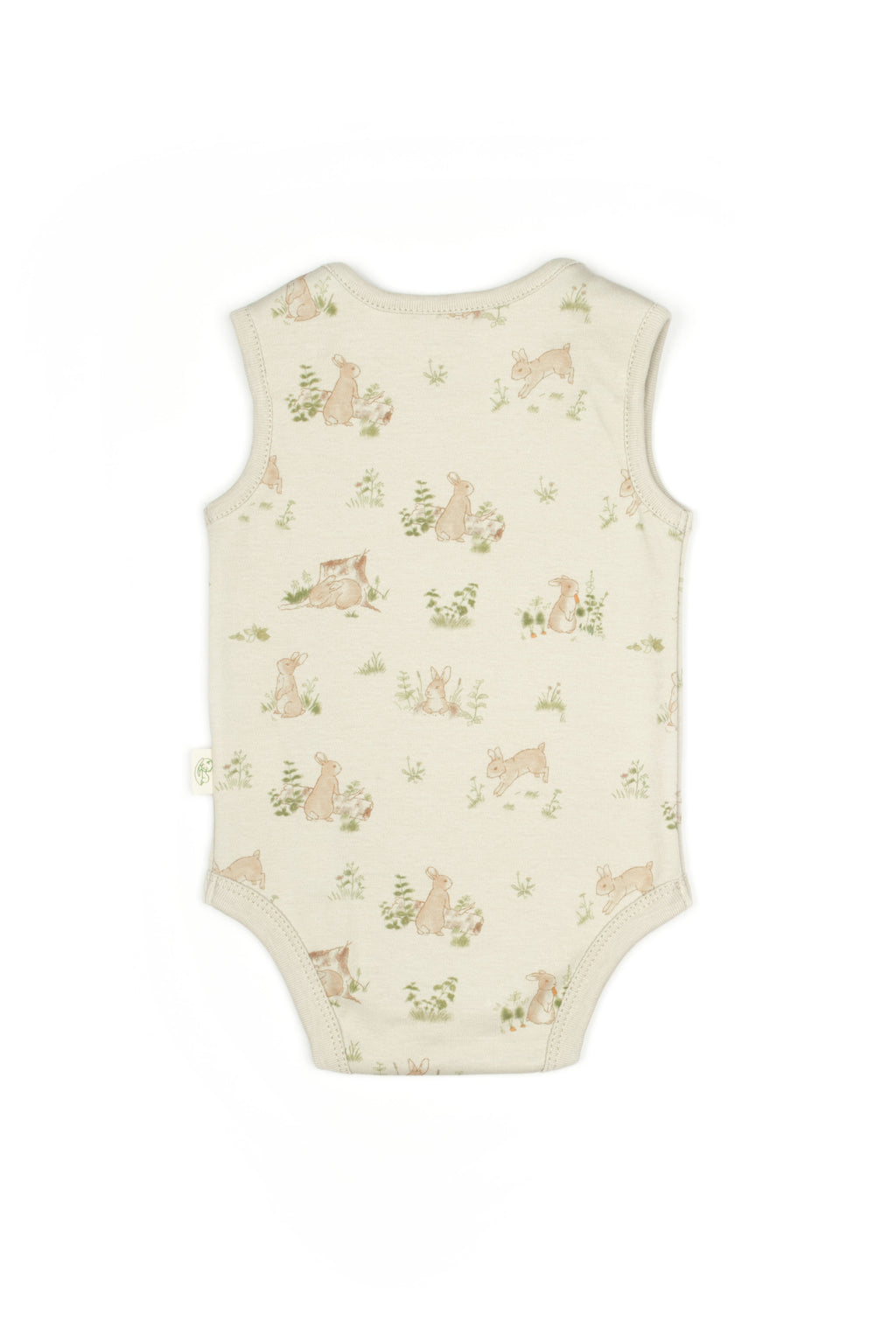 Bunny Sleeveless Organic Bodysuit
