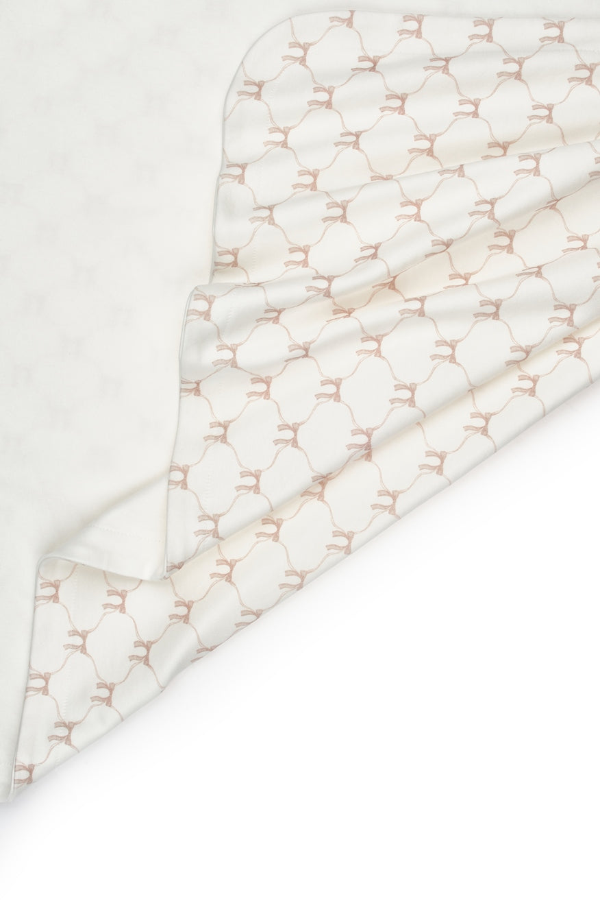 Blush Ribbon Organic Blanket