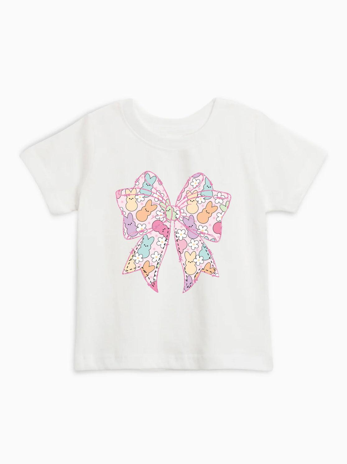 Easter Egg Bunny Ribbon Organic Cotton Baby And Kids Tee Easter Christian