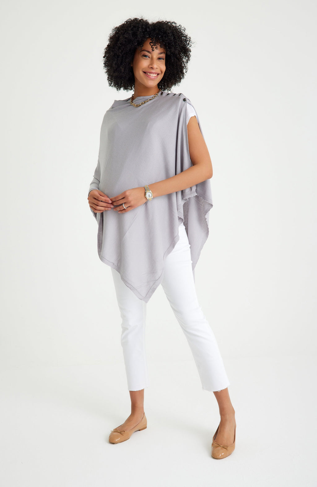 4 in 1 Multipurpose Knitwear as Maternity/Nursing Shawl