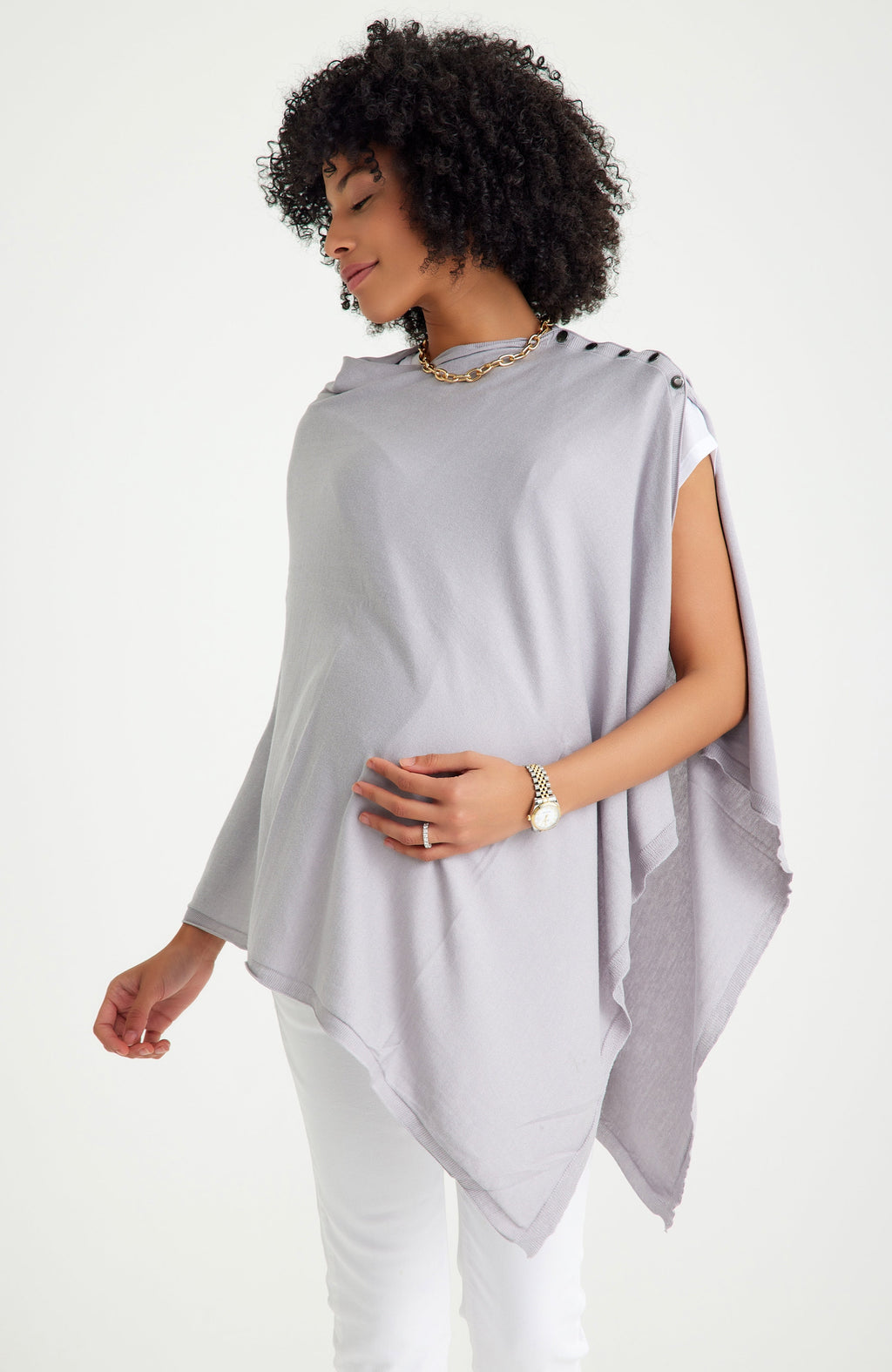 4 in 1 Multipurpose Knitwear as Maternity/Nursing Shawl