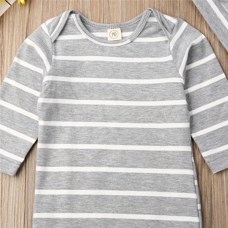 Cute Baby Sleeping Bags Newborn Infant Swaddle Wrap Envelope Baby Blanket Striped Swaddling Wrap Sleep Sack