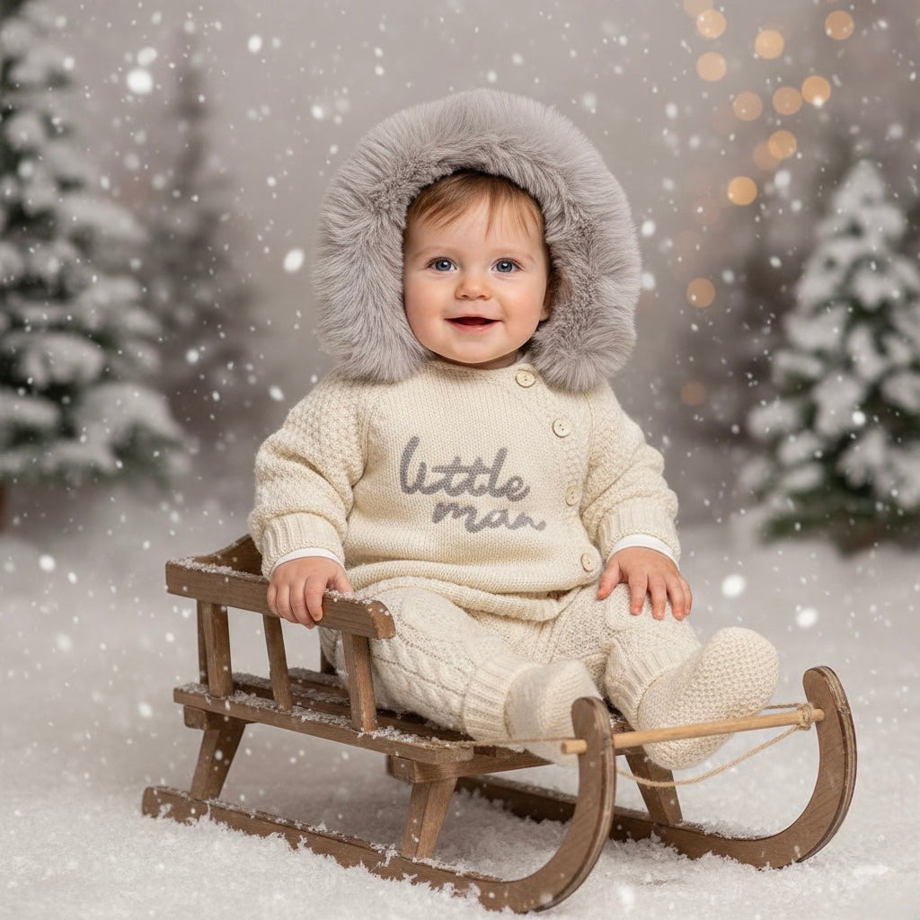 Little Man 3 Piece Knit Set