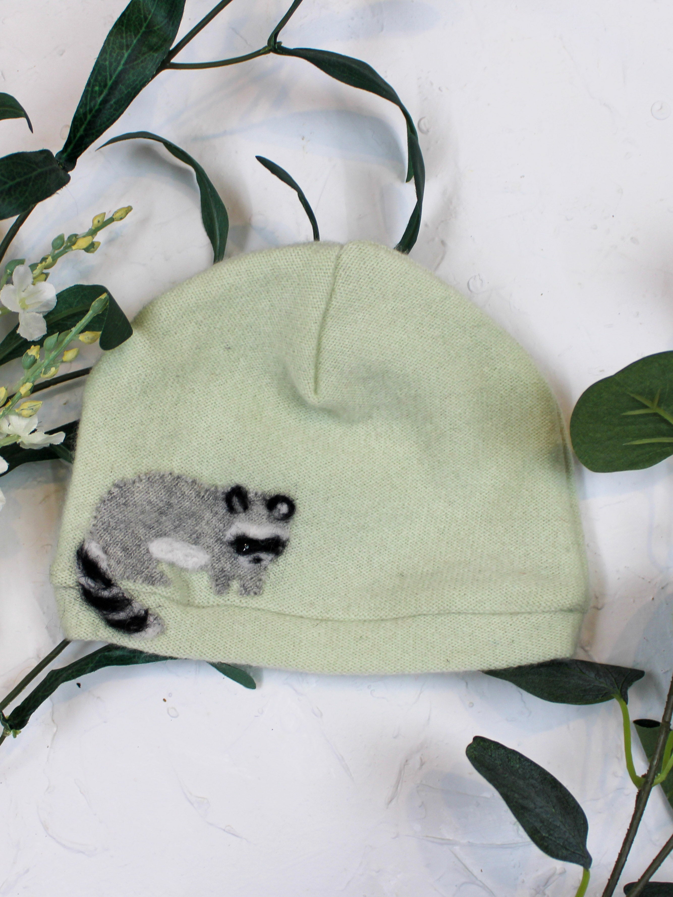Raccoon Cashmere Hat - Baby