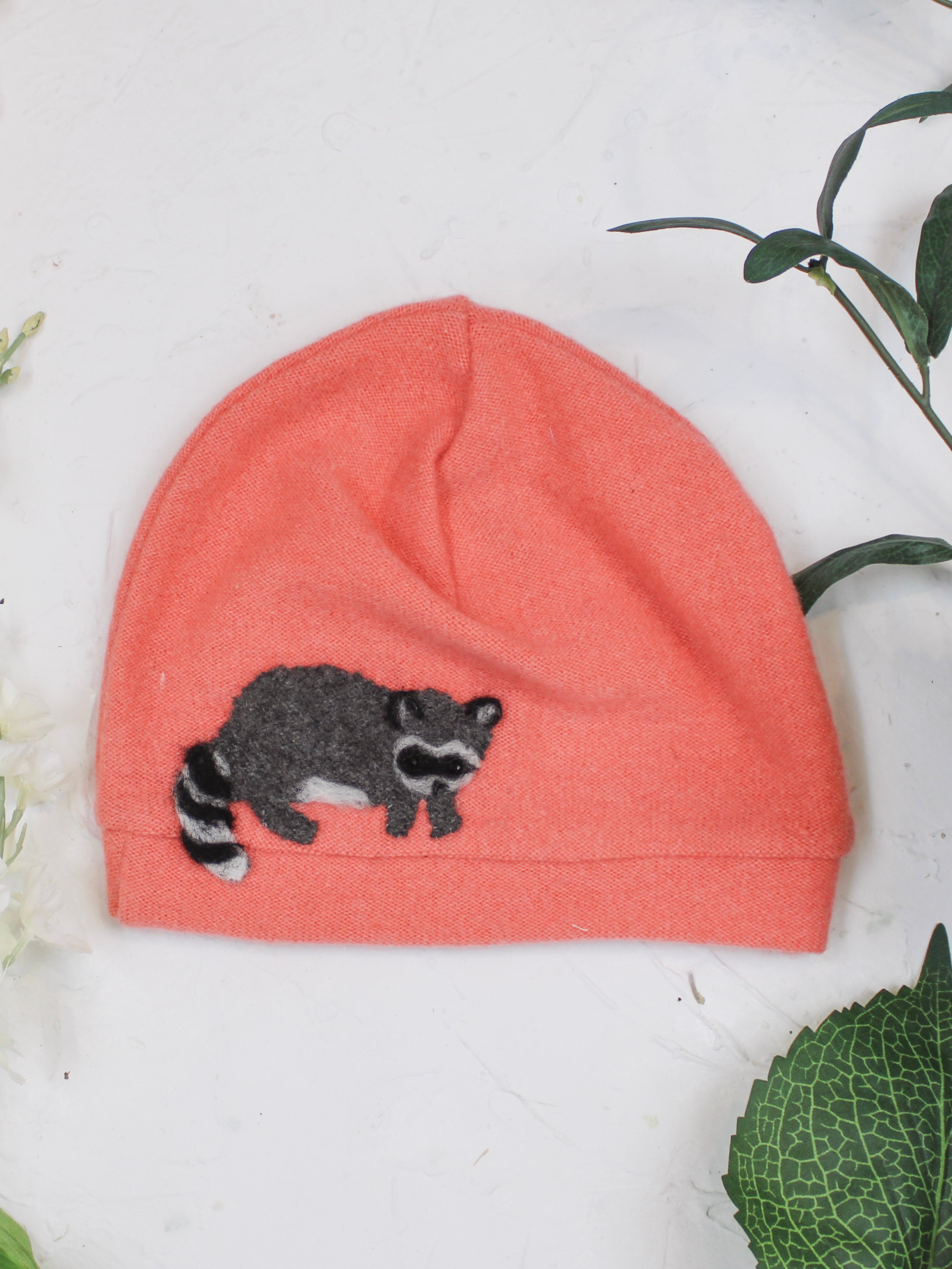Raccoon Cashmere Hat - Toddler