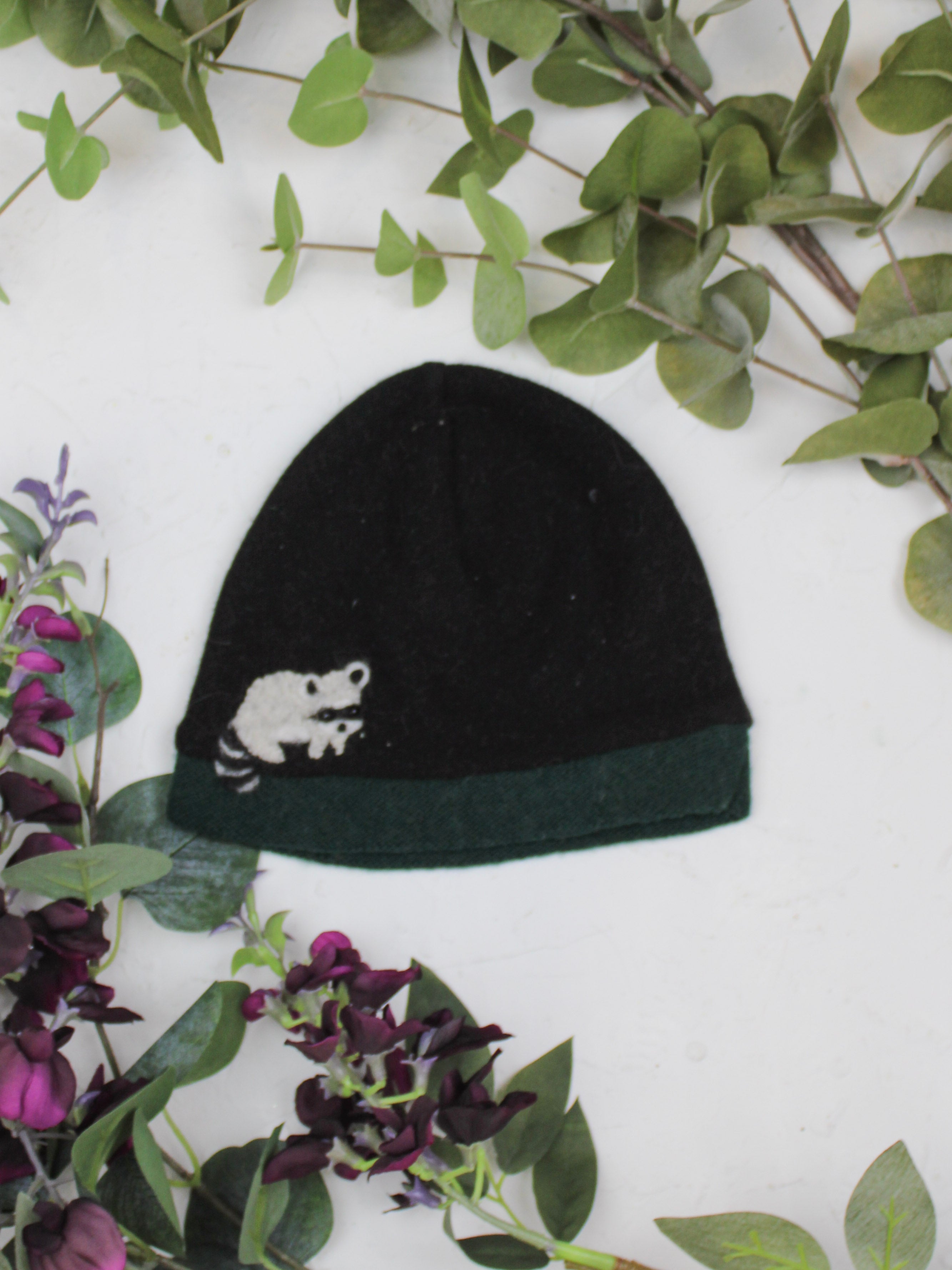 Raccoon Cashmere Hat - Toddler