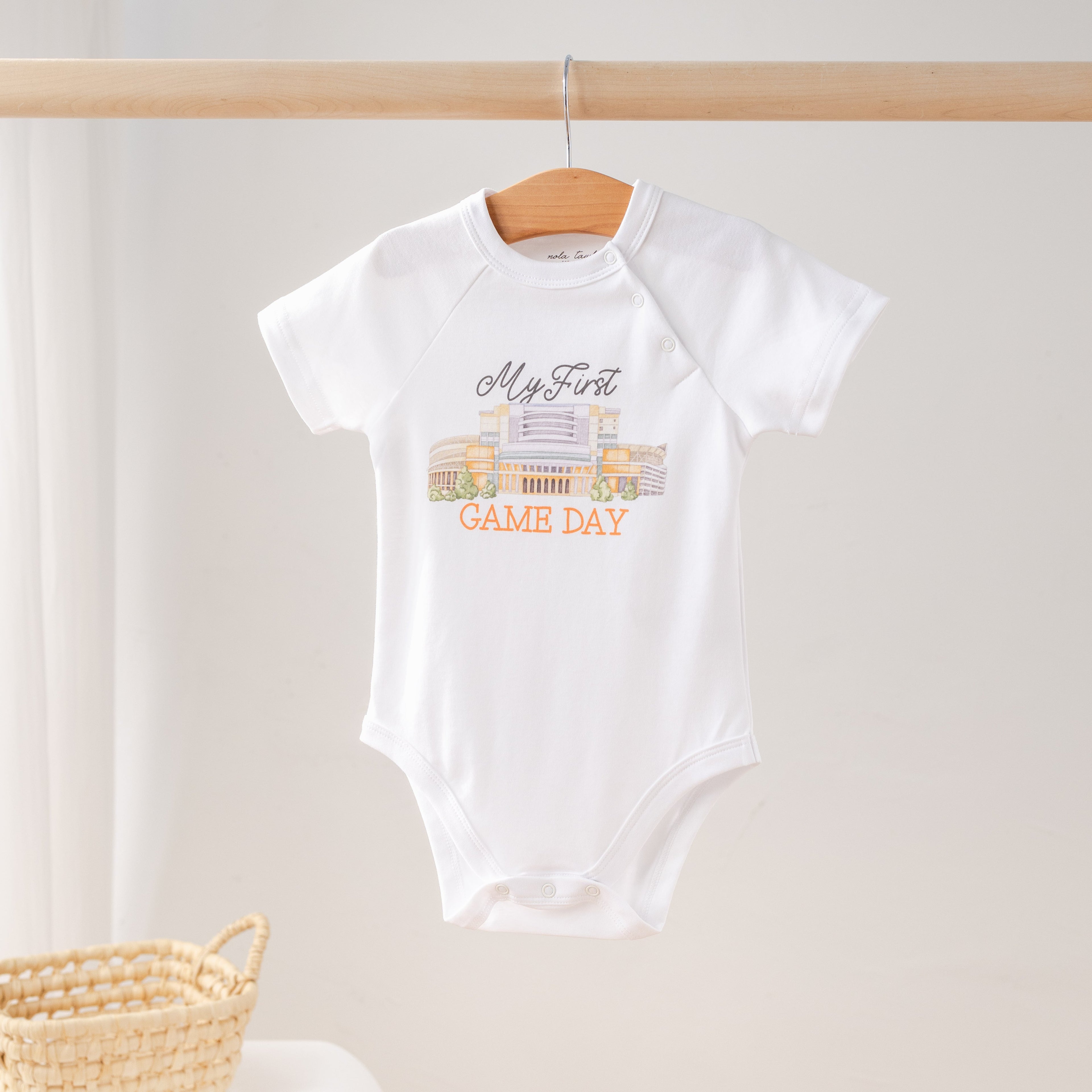 My First Game Day - Tennessee Organic Cotton Onesie
