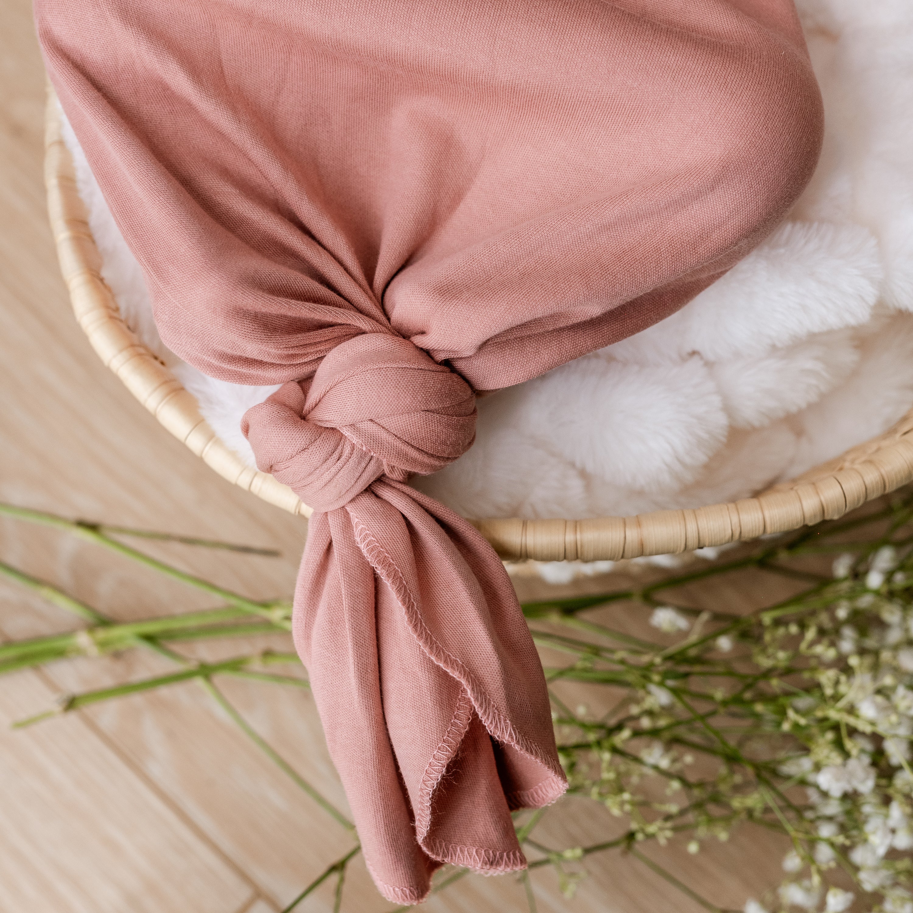 Personalized Organic Cotton Knotted Gown