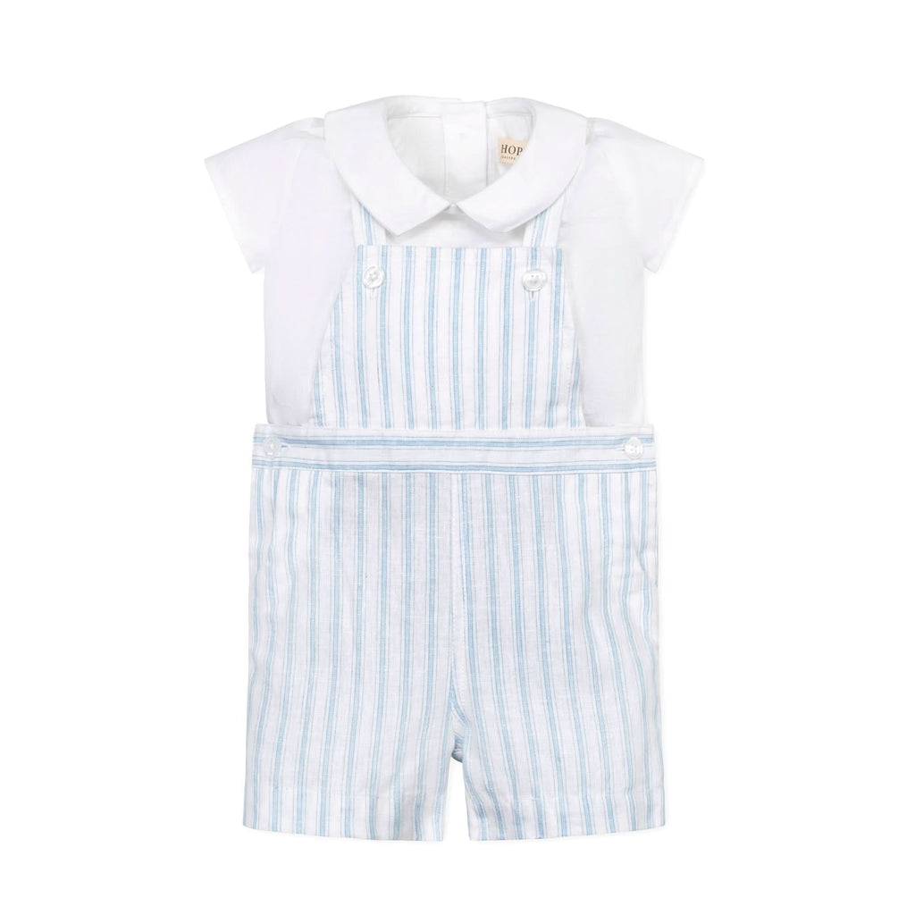Linen Shortie Overall Set