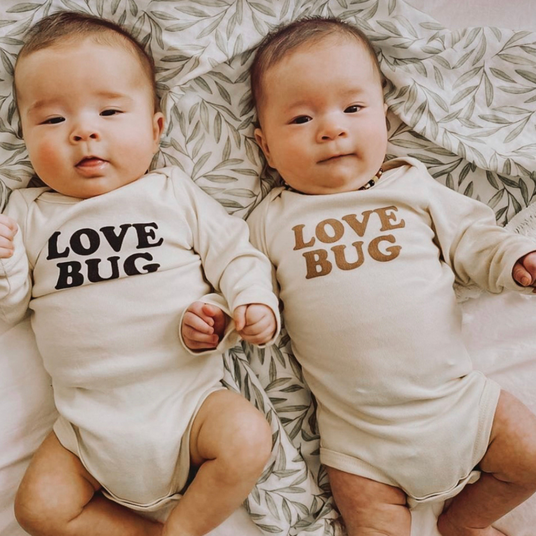 Love Bug Organic Bodysuit Long Sleeve