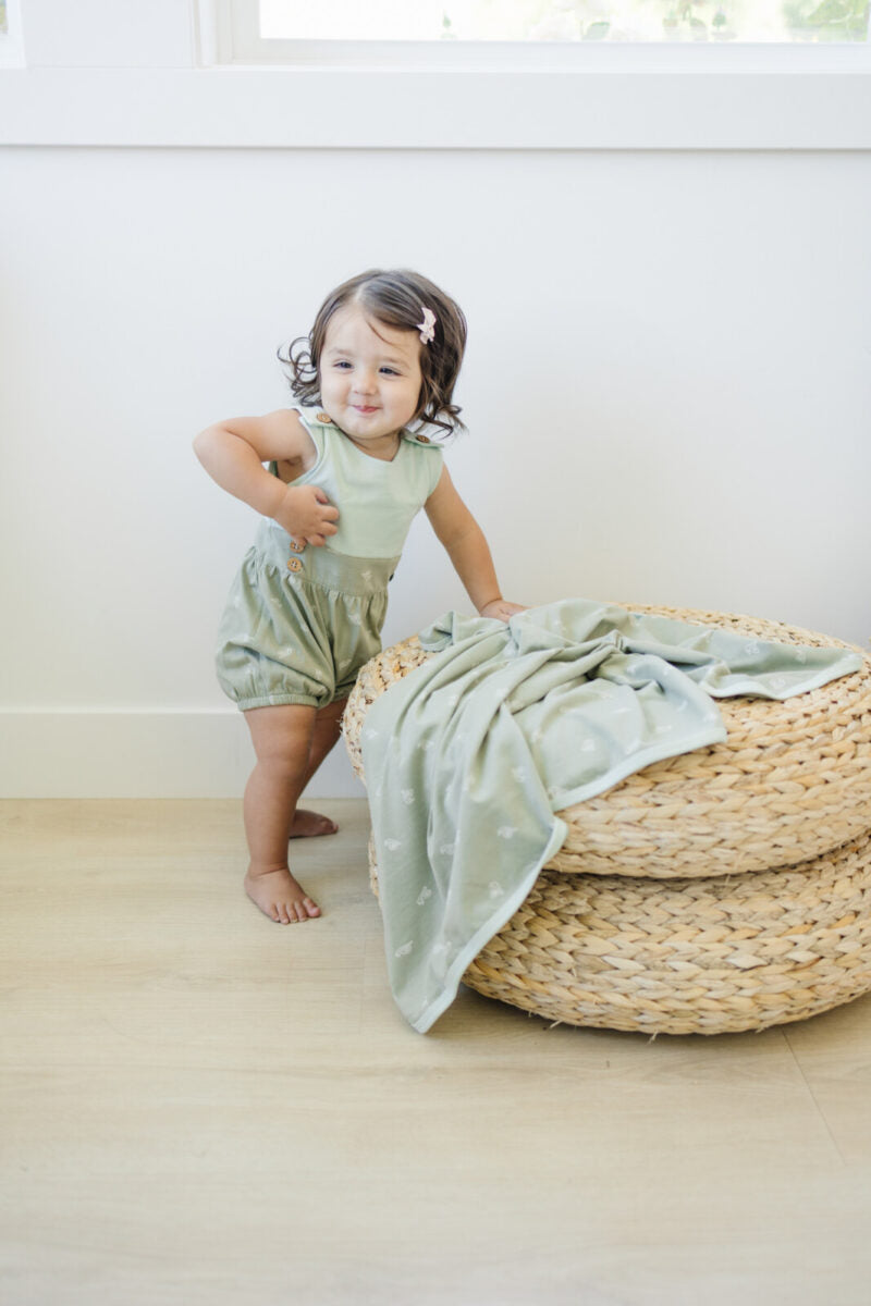 GOTS Certified Organic Cotton Blanket - Freshwater Snail