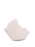 Sugar Pink & White Checkered Carseat Cover