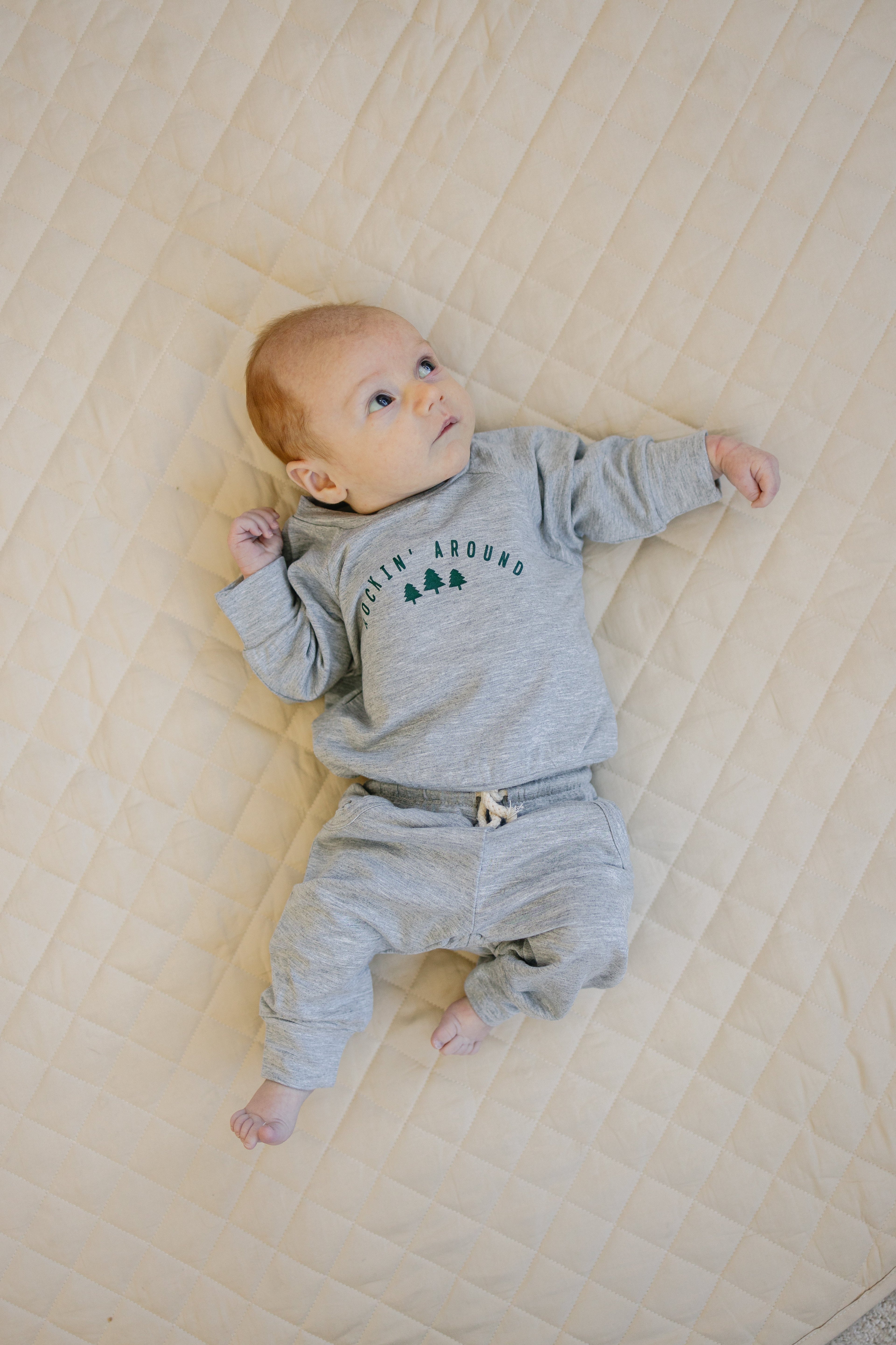 Rockin’ Around Bamboo Christmas Crewneck & Jogger Set