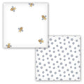 Lulujo Cotton Swaddles  Bees And Dots