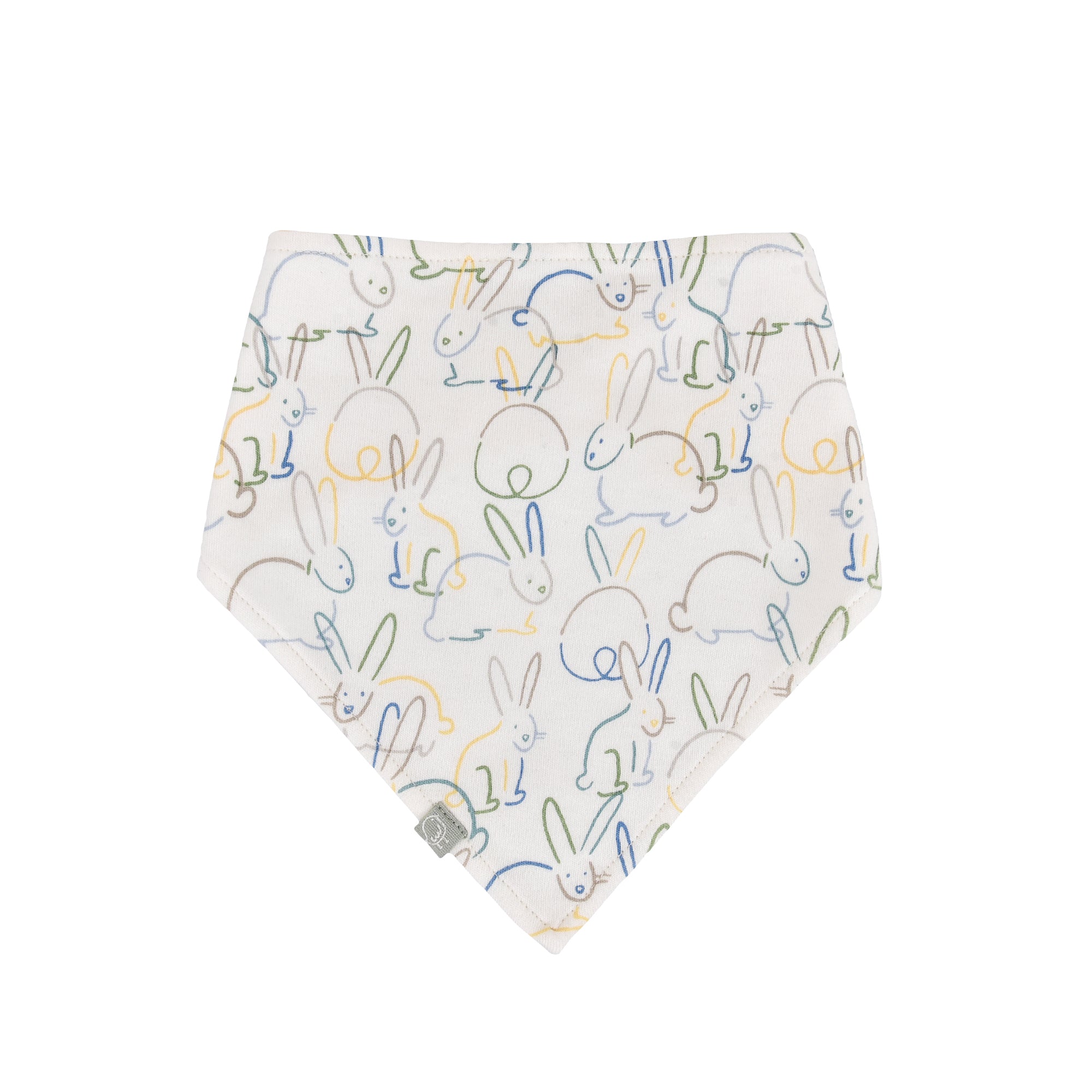 kerchief bib | bunnies