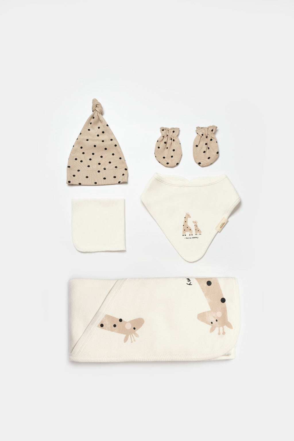 Giraffe Newborn 10 Pcs Organic Set