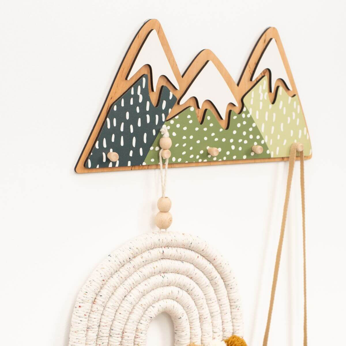 Nursery Mountain Wall Hooks