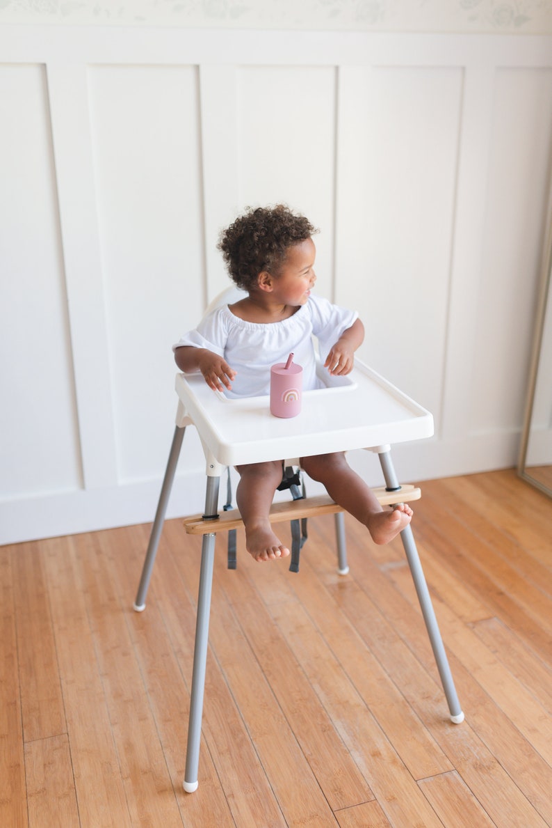 Silicone Straw Cup for Babies & Toddlers - 6oz Silicone Sippy Cup