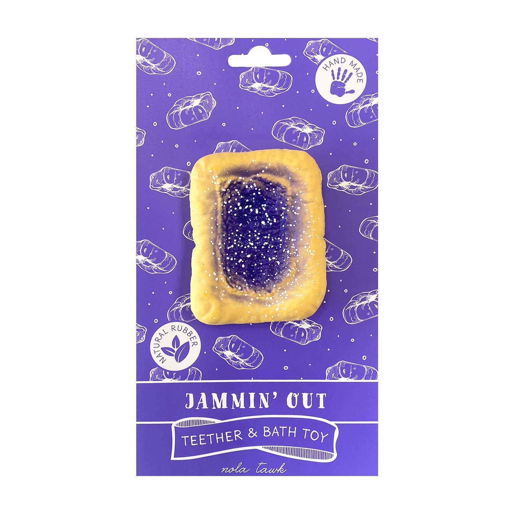 Jammin' Out Kolache Teether & Bath Toy