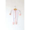 Pink Striped Bamboo Baby Sleeper