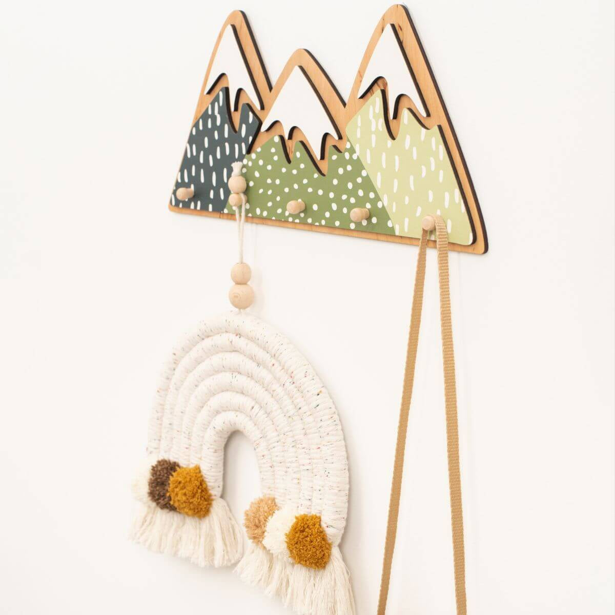 Nursery Mountain Wall Hooks